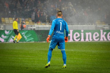 Kiev, Ukrayna - 12 Aralık 2018: Anthony Lopes Uefa sırasında