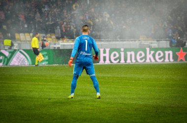 Kiev, Ukrayna - 12 Aralık 2018: Anthony Lopes Uefa sırasında