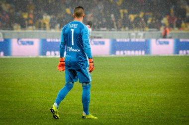 Kiev, Ukrayna - 12 Aralık 2018: Anthony Lopes Uefa sırasında