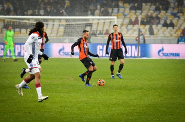 Kiev, Ukrayna - 12 Aralık 2018: Bertrand Traore oyuncu