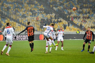 Kiev, Ukrayna - 12 Aralık 2018: Uefa'da Marcal oyuncusu