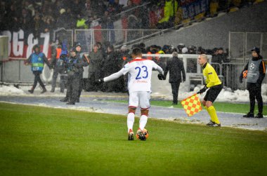 Kiev, Ukrayna - 12 Aralık 2018: Kenny Tete oyuncu 