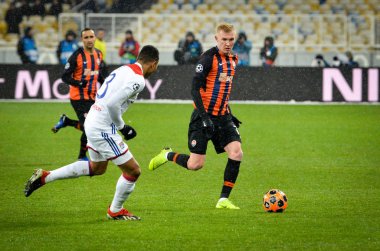 Kiev, Ukrayna - 12 Aralık 2018: Kenny Tete oyuncu 