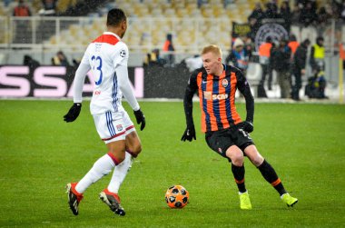 Kiev, Ukrayna - 12 Aralık 2018: Kenny Tete oyuncu 