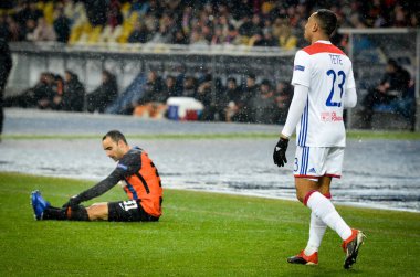 Kiev, Ukrayna - 12 Aralık 2018: Kenny Tete oyuncu 