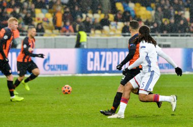 Kiev, Ukrayna - 12 Aralık 2018: Jason Denayer oyuncu sırasında t