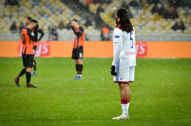 Kiev, Ukrayna - 12 Aralık 2018: Jason Denayer oyuncu sırasında t