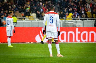 Kiev, Ukrayna - 12 Aralık 2018: Uef sırasında Marcelo oyuncu