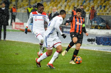 Kiev, Ukrayna - 12 Aralık 2018: Kenny Tete oyuncu 