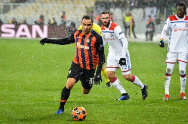 Kiev, Ukrayna - 12 Aralık 2018: Uef sırasında İsmaili oyuncu