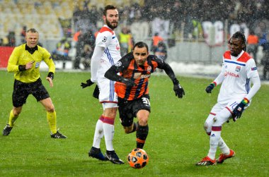 Kiev, Ukrayna - 12 Aralık 2018: Bertrand Traore oyuncu