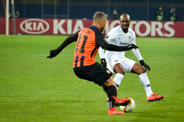 Kharkiv, Ukrayna - 14 Şubat 2019: Futbolcu