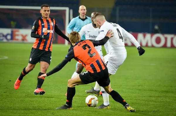 KHARKIV, UKRAINE - February 14, 2019: Ante Rebic player during t — Stock Photo, Image