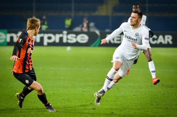 KHARKIV, UKRAINE - February 14, 2019: Filip Kostic player during — Stock Photo, Image