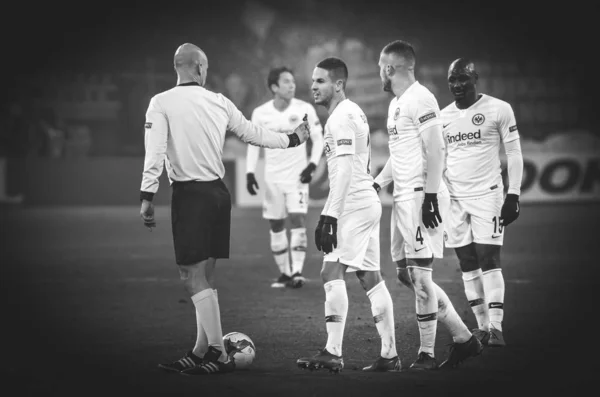 Kharkiv, Ukrajna-február 14, 2019: Eintracht Football Player — Stock Fotó