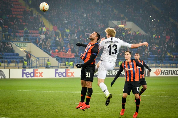 Kharkiv, Ukrayna - 14 Şubat 2019: Martin Hinteregger oyuncusu 