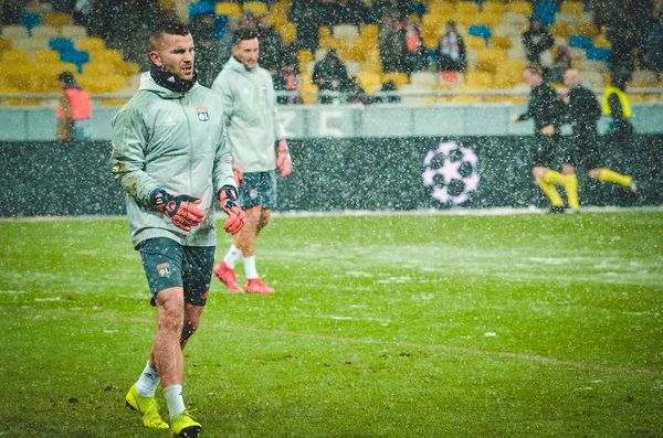 Kiev, Ukrayna - 12 Aralık 2018: Anthony Lopes oyuncu sırasında t