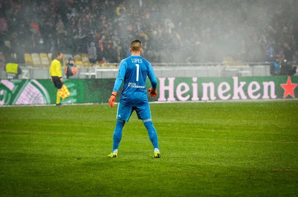 Kiev, Oekraïne-12 december 2018: Anthony Lopes tijdens de UEFA — Stockfoto