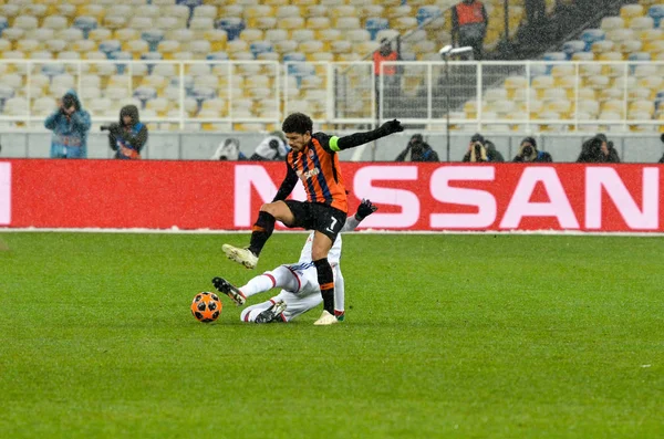 KIEV, UCRAINA - 12 dicembre 2018: Giocatore di calcio durante l'UE — Foto Stock