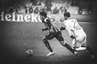 Kiev, Ukrayna - 12 Aralık 2018: Lucas Tousart oyuncusu