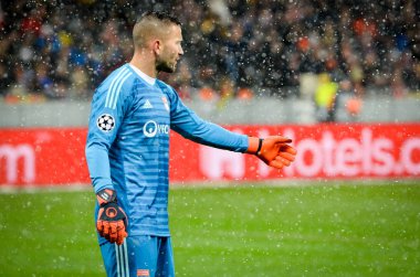 Kiev, Ukrayna - 12 Aralık 2018: Anthony Lopes Uefa sırasında