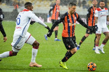 Kiev, Ukrayna - 12 Aralık 2018: Uef sırasında Marcelo oyuncu