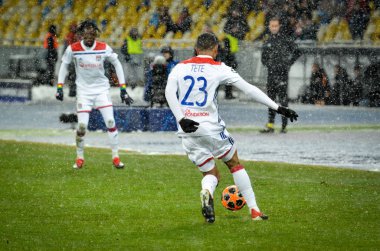 Kiev, Ukrayna - 12 Aralık 2018: Kenny Tete oyuncu 