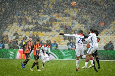 Kiev, Ukrayna - 12 Aralık 2018: Kenny Tete oyuncu 