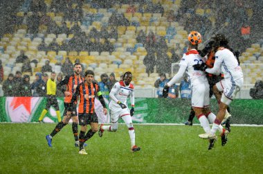 Kiev, Ukrayna - 12 Aralık 2018: Kenny Tete oyuncu 