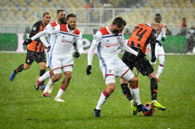 Kiev, Ukrayna - 12 Aralık 2018: Lucas Tousart oyuncusu