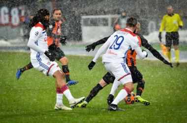 Kiev, Ukrayna - 12 Aralık 2018: Lucas Tousart oyuncusu