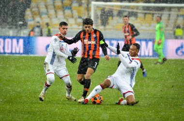 Kiev, Ukrayna - 12 Aralık 2018: Kenny Tete oyuncu 