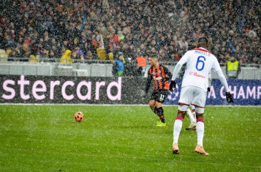 Kiev, Ukrayna - 12 Aralık 2018: Uef sırasında Marcelo oyuncu