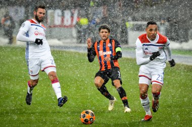 Kiev, Ukrayna - 12 Aralık 2018: Kenny Tete oyuncu 