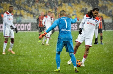 Kiev, Ukrayna - 12 Aralık 2018: Anthony Lopes Uefa sırasında