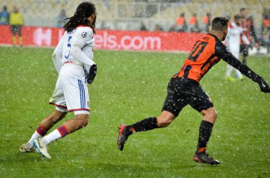 Kiev, Ukrayna - 12 Aralık 2018: Jason Denayer oyuncu sırasında t