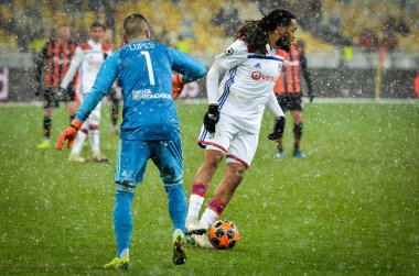 Kiev, Ukrayna - 12 Aralık 2018: Anthony Lopes Uefa sırasında
