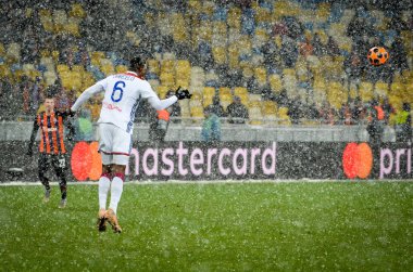 Kiev, Ukrayna - 12 Aralık 2018: Uef sırasında Marcelo oyuncu