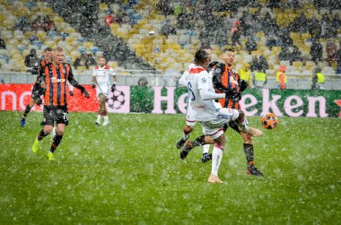 Kiev, Ukrayna - 12 Aralık 2018: Uef sırasında Marcelo oyuncu