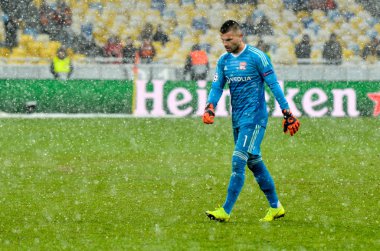 Kiev, Ukrayna - 12 Aralık 2018: Anthony Lopes Uefa sırasında