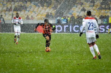 Kiev, Ukrayna - 12 Aralık 2018: Kenny Tete oyuncu 
