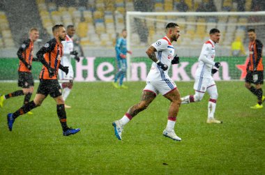 Kiev, Ukrayna - 12 Aralık 2018: Memphis Depay Uefa