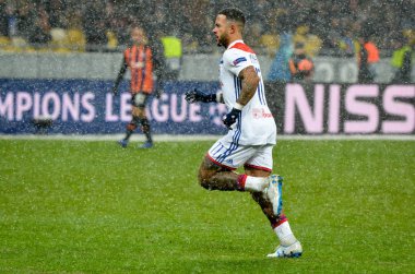 Kiev, Ukrayna - 12 Aralık 2018: Memphis Depay Uefa