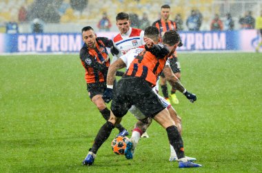 Kiev, Ukrayna - 12 Aralık 2018: Memphis Depay Uefa