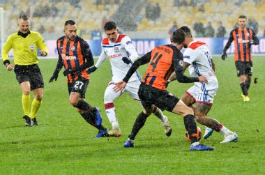 Kiev, Ukrayna - 12 Aralık 2018: Memphis Depay Uefa