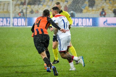 Kiev, Ukrayna - 12 Aralık 2018: Memphis Depay Uefa