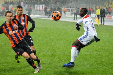 Kiev, Ukrayna - 12 Aralık 2018: Ferland Mendy oyuncusu