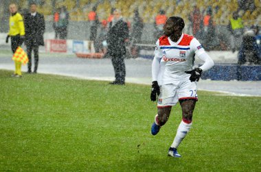 Kiev, Ukrayna - 12 Aralık 2018: Ferland Mendy oyuncusu