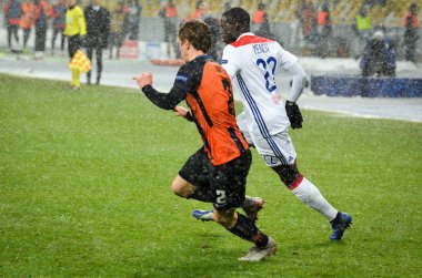 Kiev, Ukrayna - 12 Aralık 2018: Ferland Mendy oyuncusu