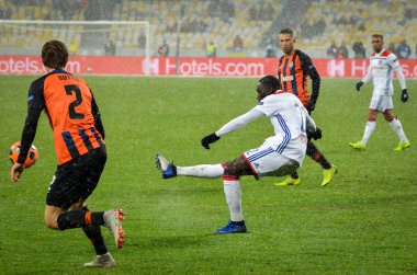 Kiev, Ukrayna - 12 Aralık 2018: Ferland Mendy oyuncusu